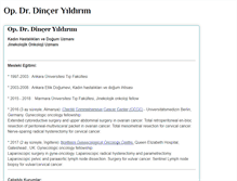 Tablet Screenshot of dinceryildirim.com